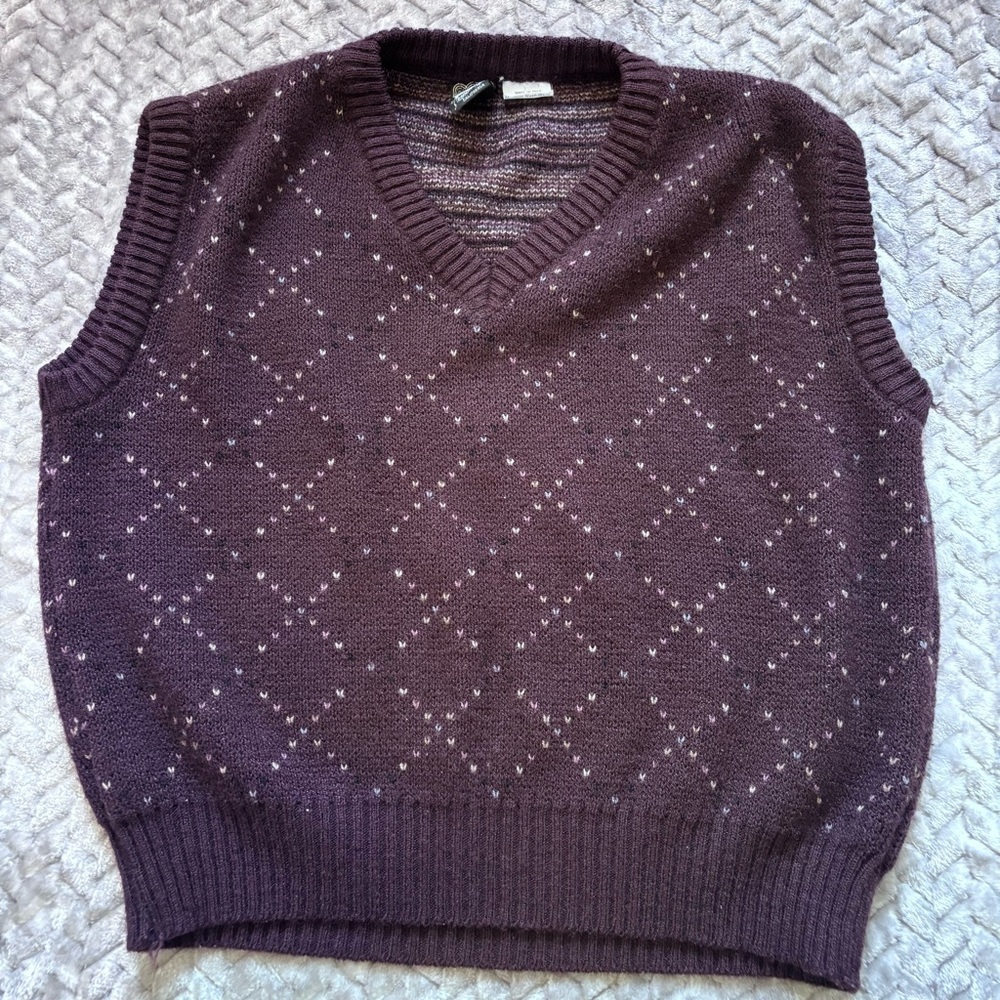 Men’s Kennington California Vintage Sweater Vest Made in Italy size Medium
